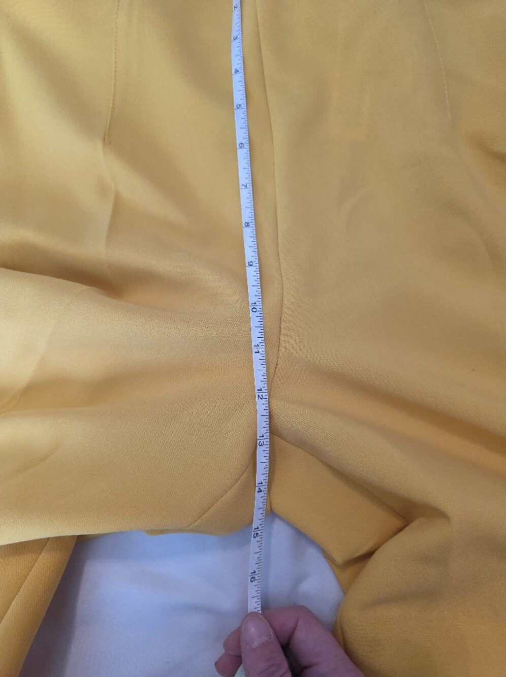 Zara New Yellow Trousers L Office Business Casual - Picture 6 of 10